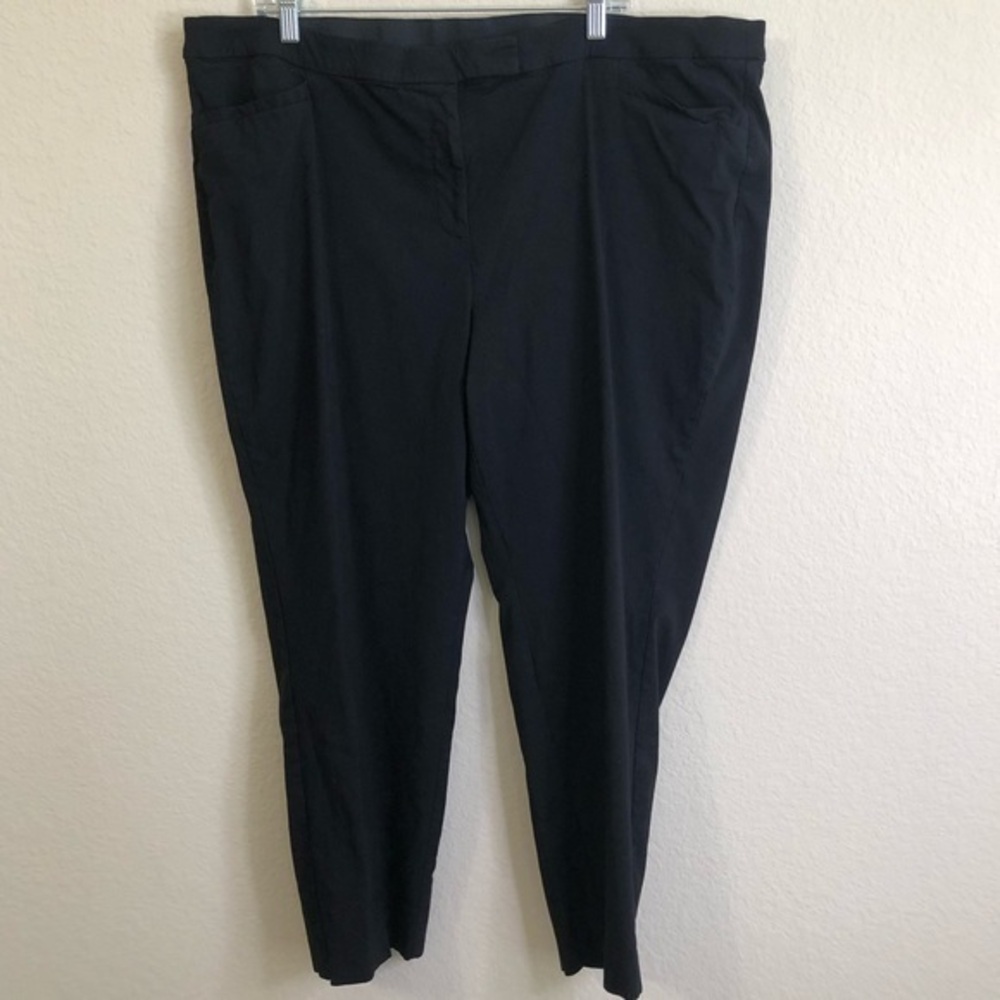 Lane Bryant Pants Black Skinny Stretch Classic Career Work Trendy Plus Size